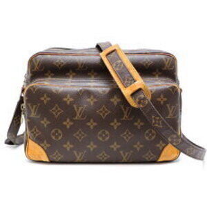 Louis Vuitton Nile Shoulder Bag Monogram Brown